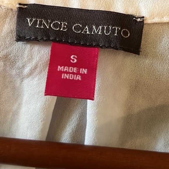 154. Vince Camuto Surplice Wrap Blouse in New Ivory - Picture 10 of 14